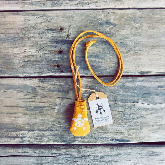 Moose Leather Medicine Bag – Mother Earth Turtle