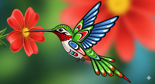 La légende du colibri, messager de la guérison rapide