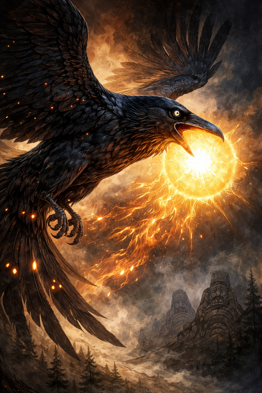 La légende du Corbeau qui vola la lumière