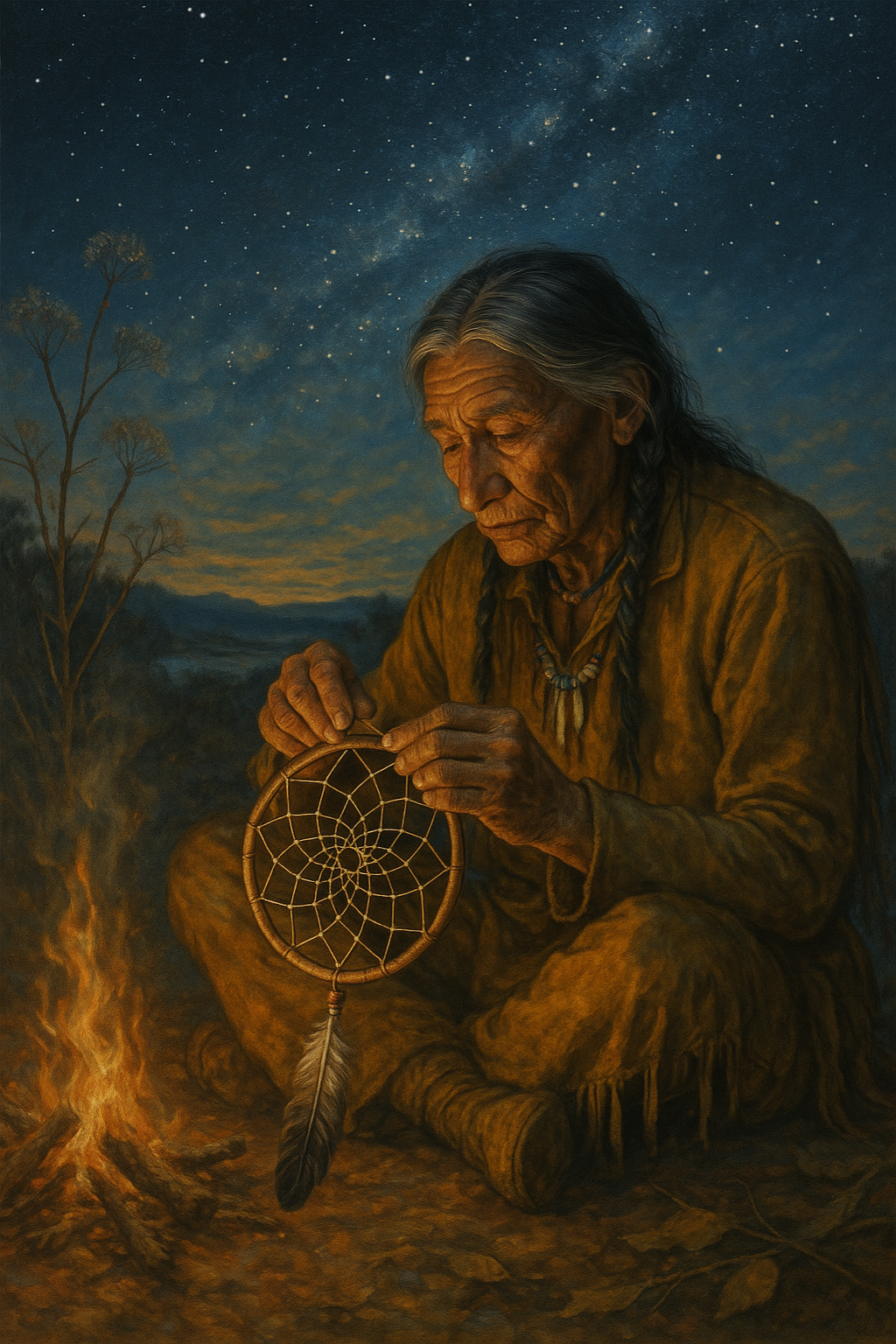 Le premier capteur de rêves : la légende de la toile sacrée