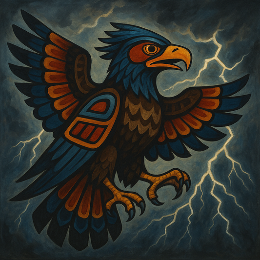Le Thunderbird : légende autochtone de l’oiseau-tonnerre et forces du ciel