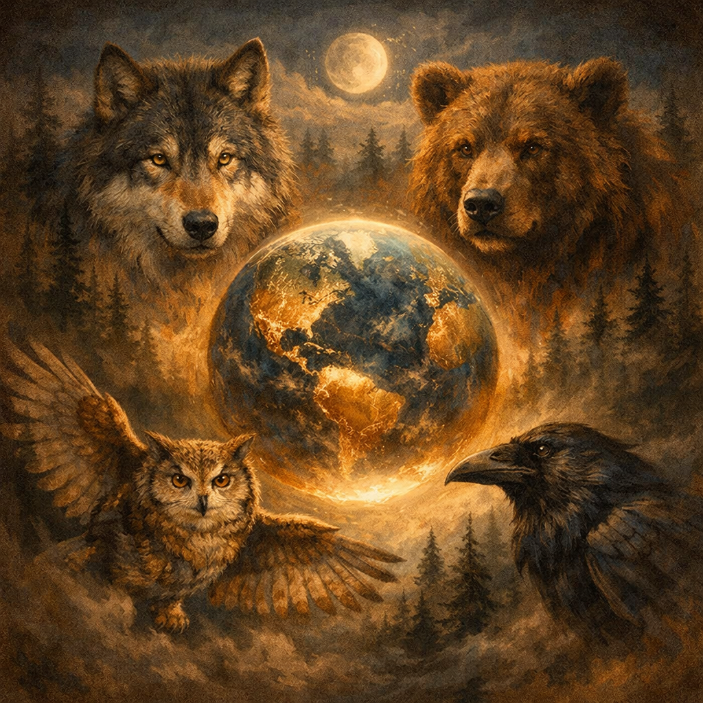 La légende des animaux messagers de la Terre