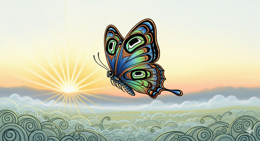 La légende du papillon éphémère et la leçon de l'instant