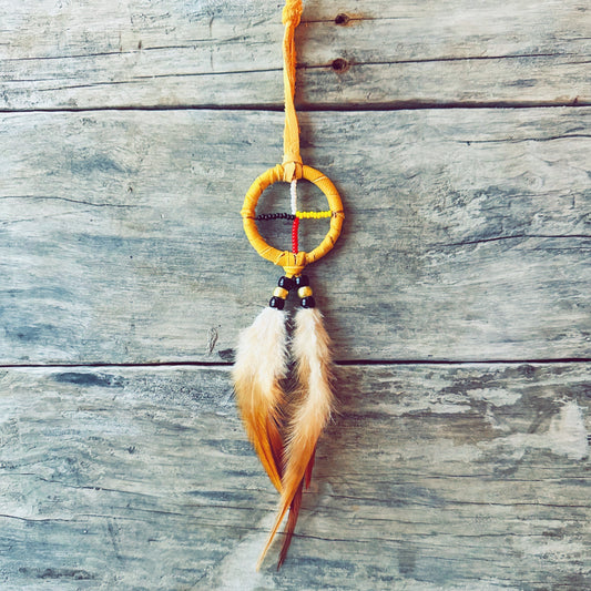 Roue-de-médecine-un-symbole-autochtone-de-bien-être-et-d-équilibre Artisanat Autochtone