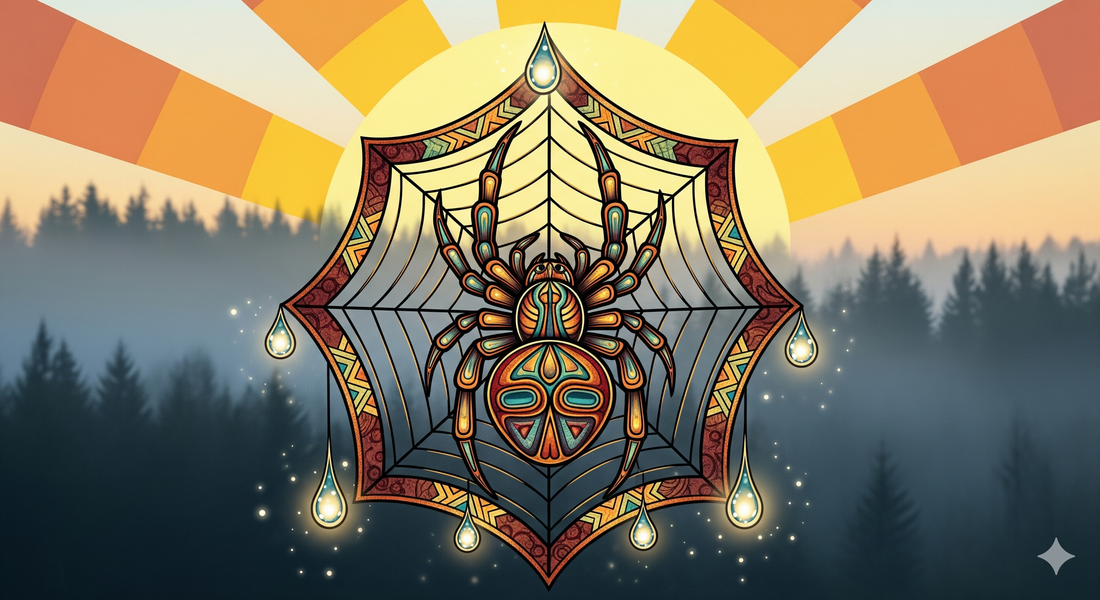 La légende de l'araignée tisseuse de patience et le premier sentier