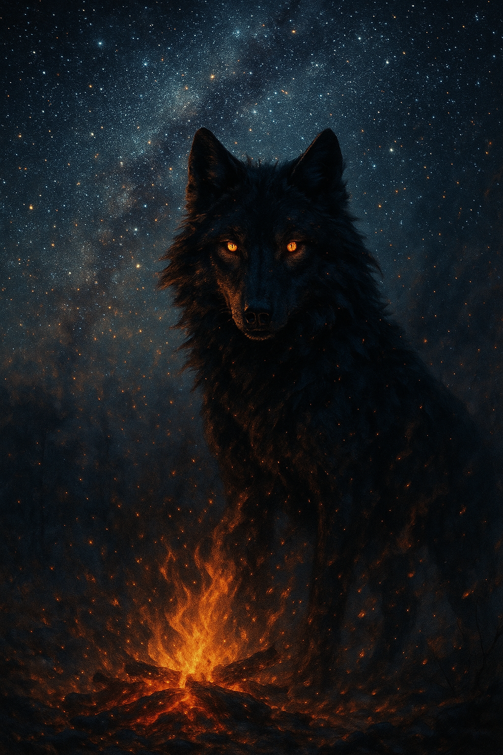 La légende du Loup des Braises : celui qui réveillait les forces oubliées