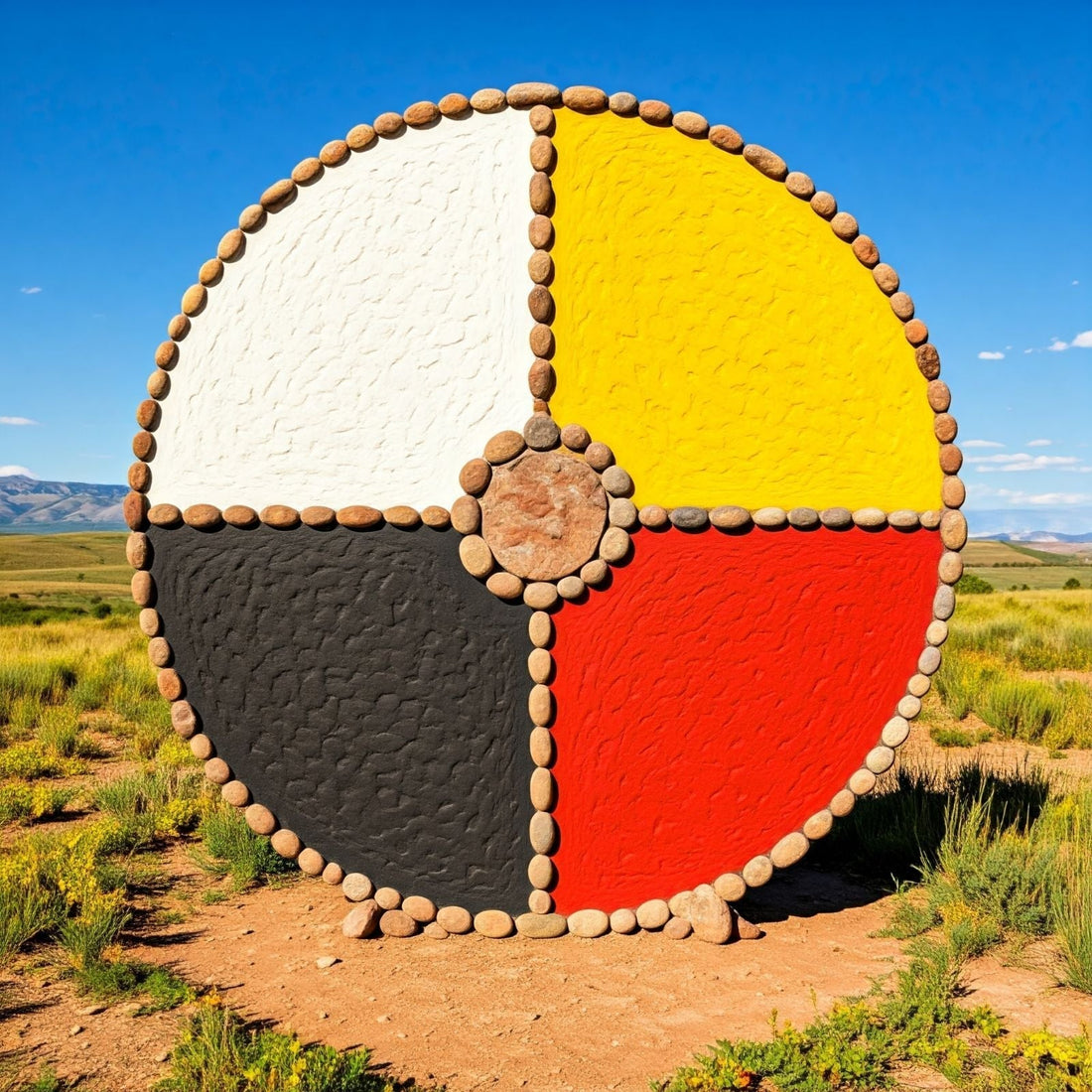 La-Roue-de-Médecine-Un-symbole-sacré-et-universel Artisanat Autochtone