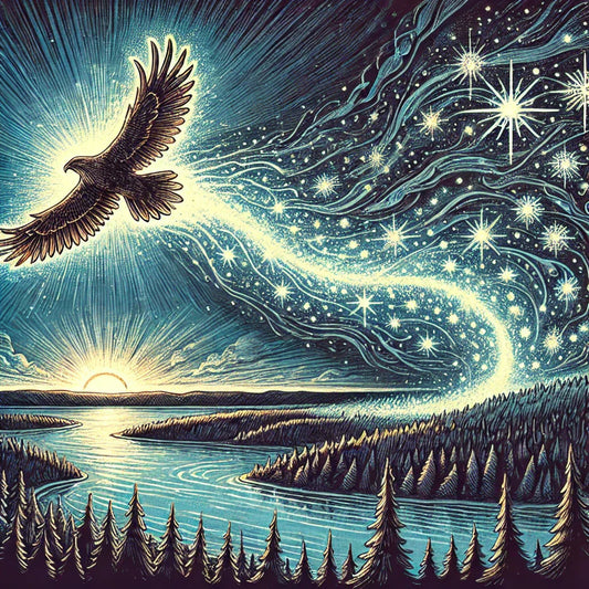 La-légende-de-la-création-des-étoiles Artisanat Autochtone