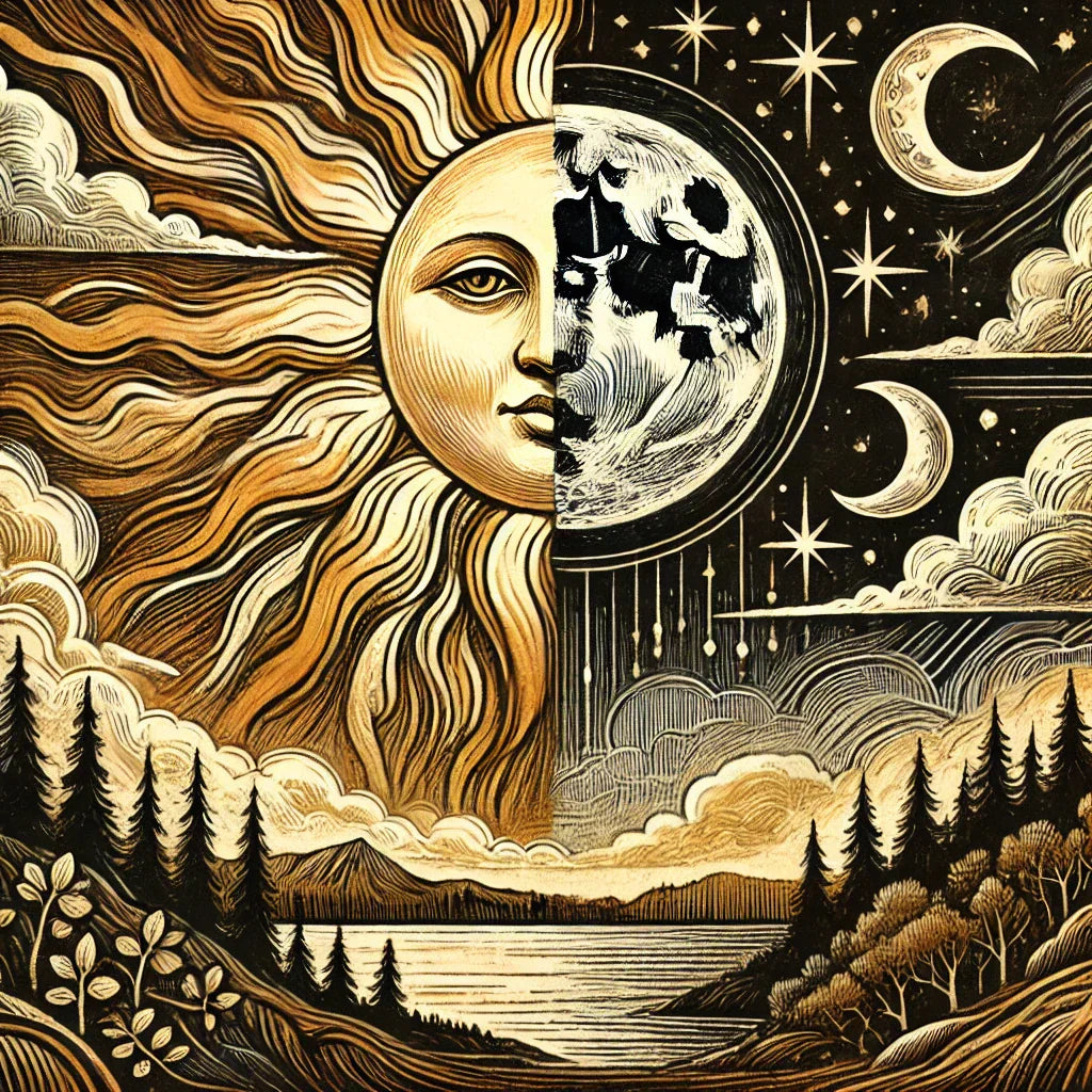 La-légende-de-la-naissance-de-la-lune-et-du-soleil Artisanat Autochtone