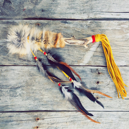 Indigenous talking sticks – coyote model