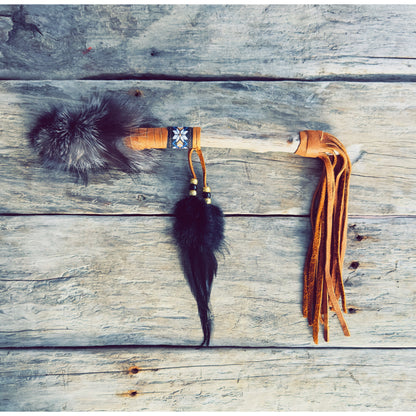 Sacred handmade talking piece for ceremonial use