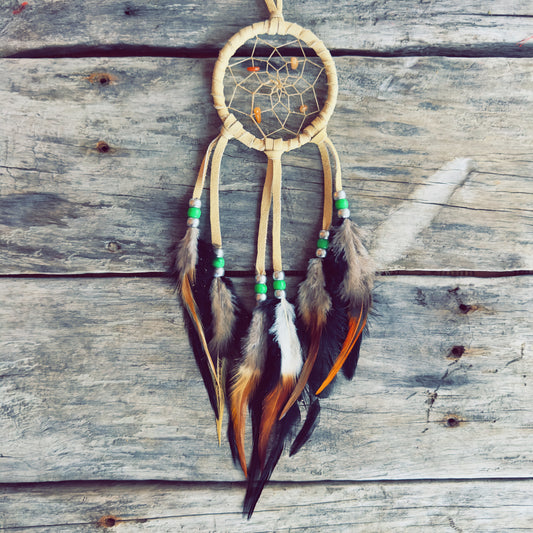 Sacred Indigenous dreamcatcher handmade wall decor for peaceful sleep