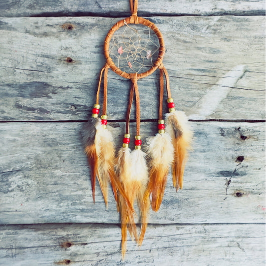 Indigenous artisanal dreamcatcher unique handmade spiritual artwork