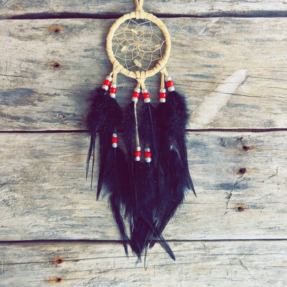 Symbolic Indigenous dreamcatcher representing protection and balance